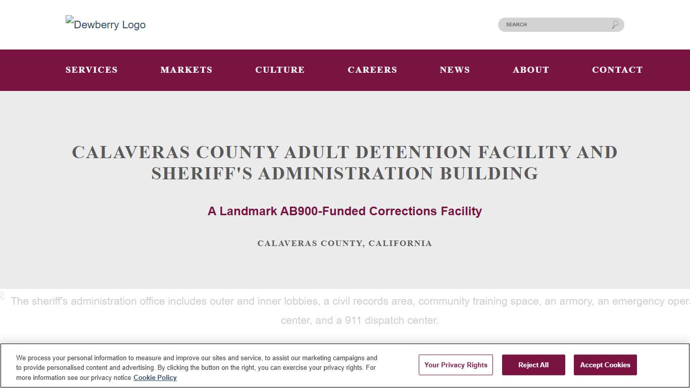 Calaveras County Adult Detention Facility and Sheriff's Administration Building